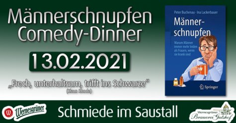 Männerschnupfen Comedy-Dinner - *ABGESAGT* 